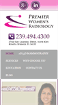 Mobile Screenshot of premierwomensradiology.com